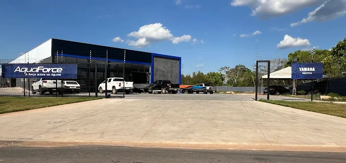 Fachada da loja AquaForce Barcos